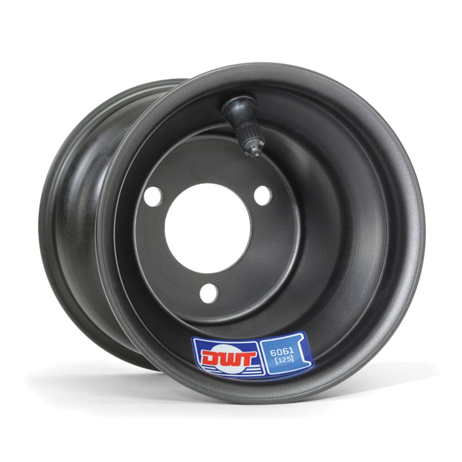 DWT -5" X 6.5" BLACK ALUMINUM WHEEL (METRIC) - Individual Wheel Price