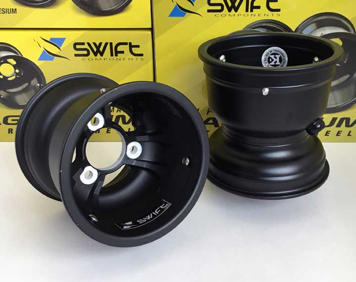 SWIFT COMPONENTS 130MM X 5" MAGNESIUM METRIC WHEEL (PAIR)