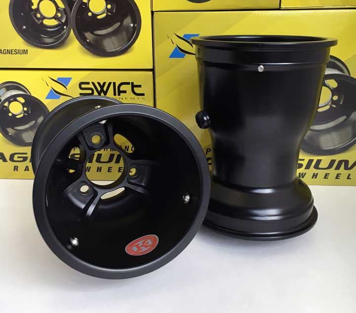 SWIFT COMPONENTS 212MM X 5" MAGNESIUM METRIC WHEEL (PAIR)