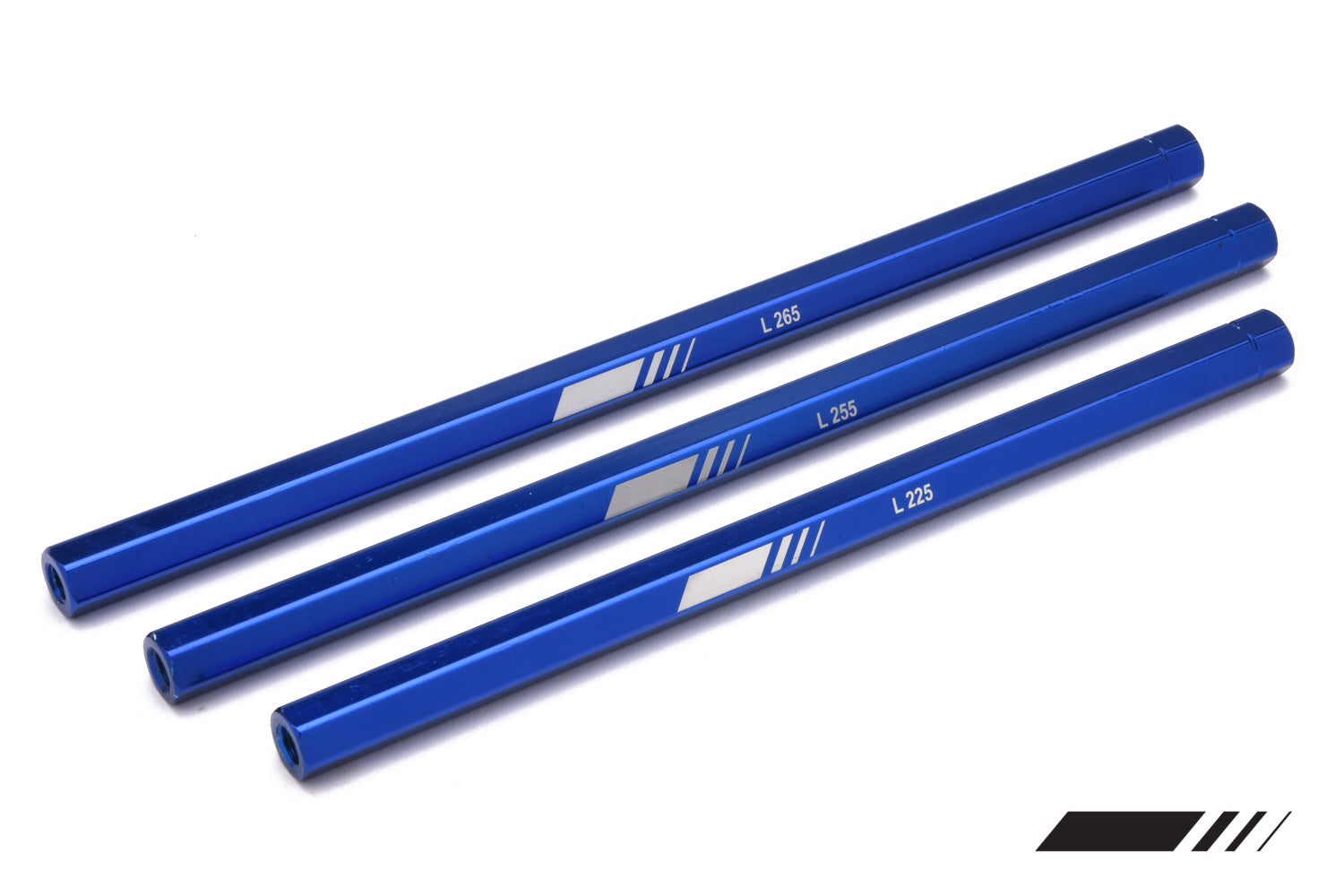HEXAGON Aluminum Tie Rod 225mm Blue (COMPKART) - (Ranger)