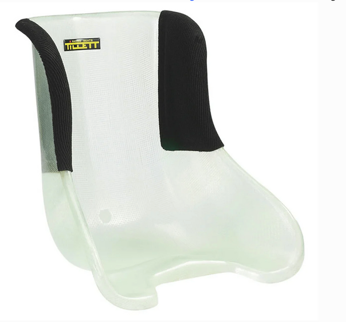 Tillett T8  XL 1/4 PAD, STD FLEX, Clear with Black Pad