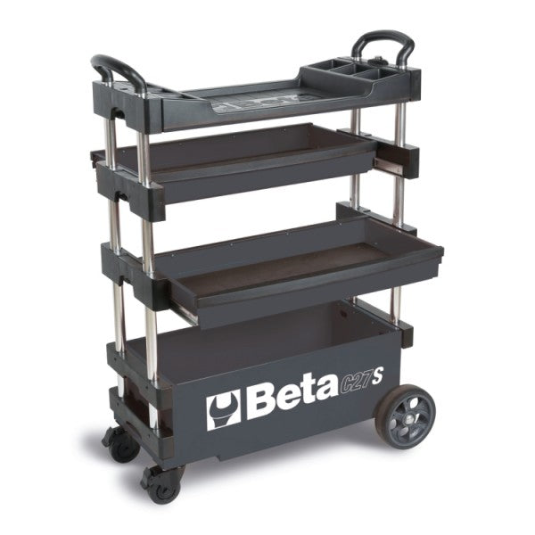 BETA C27s Mobile Tool Cart with 108 Foamed Master Tool Set